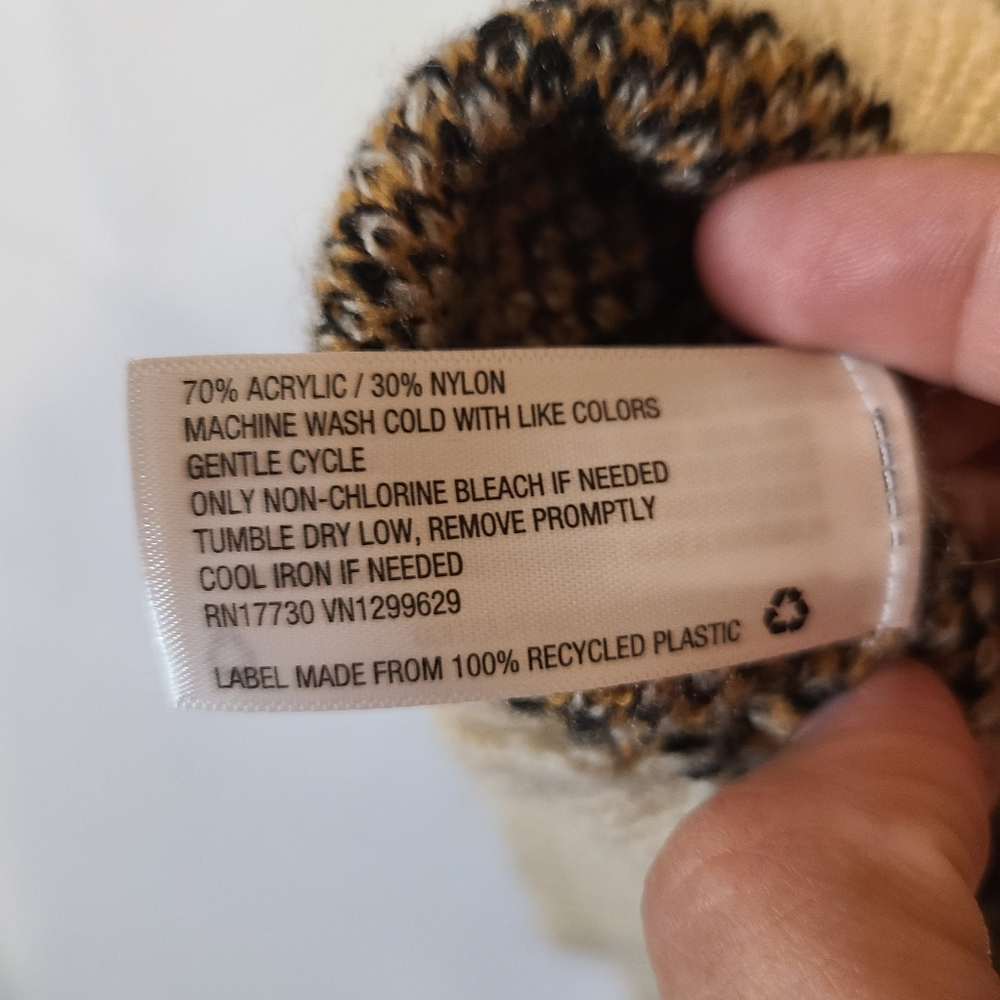 KNOX ROSE L Cheetah Print Sweater - Picture 3 of 3